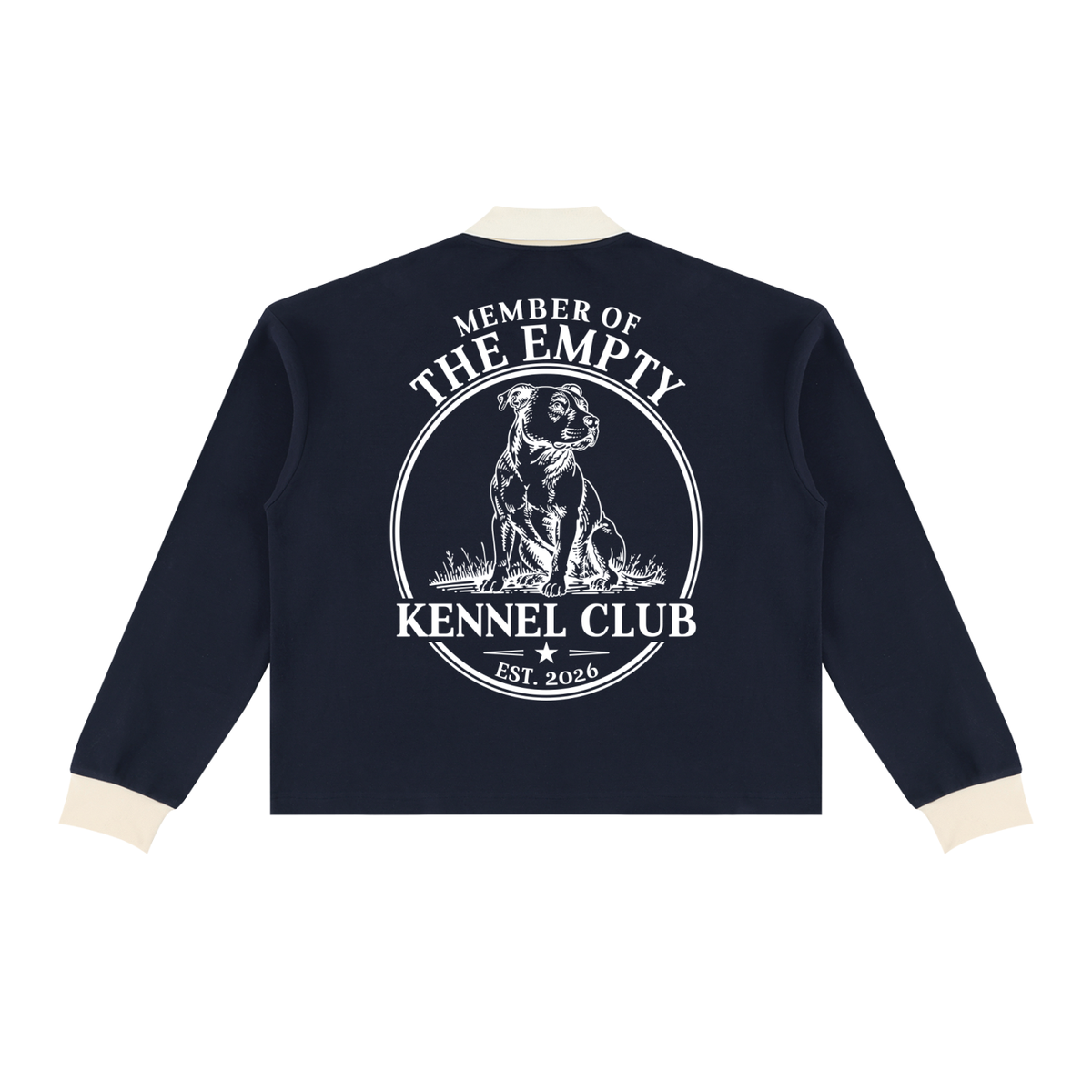 Long Sleeve Polo Sweatshirt