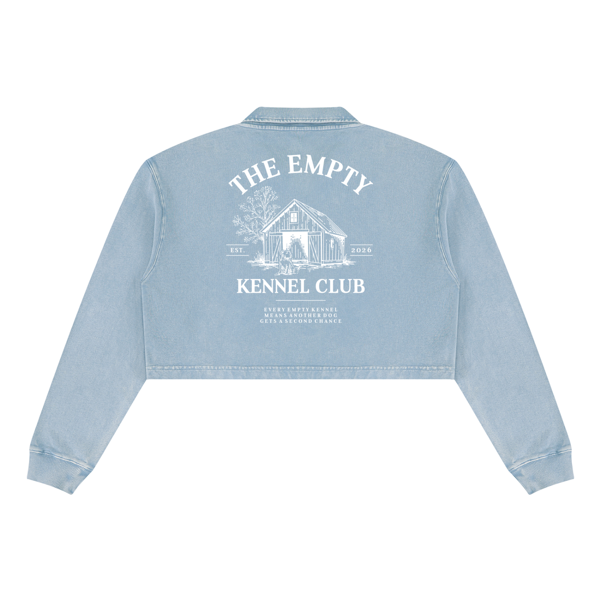 Est. 2026 Vintage Wash Crop Sweatshirt