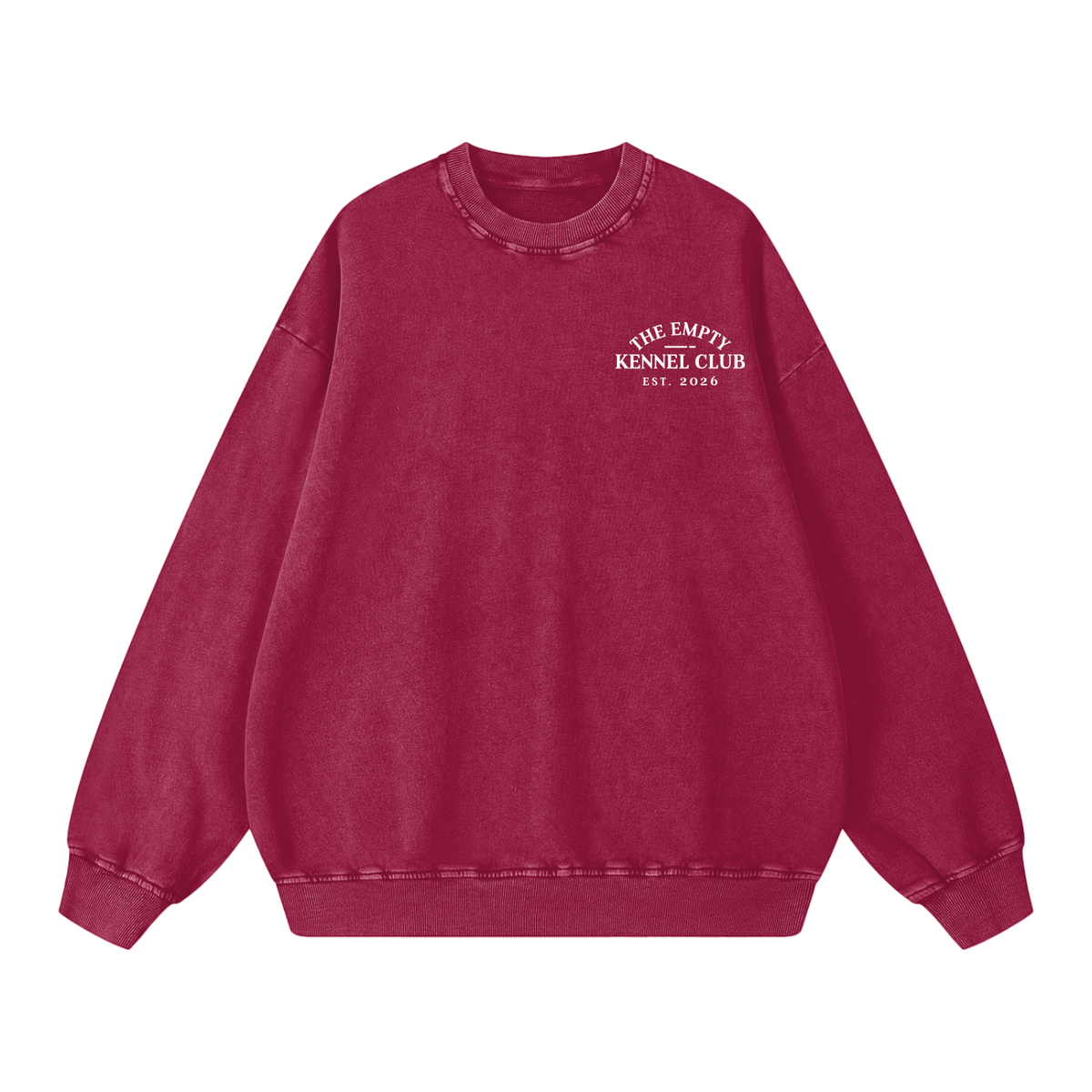 Members Only Vintage Wash Oversized Crewneck