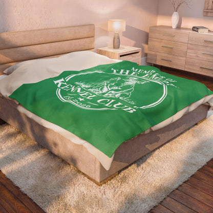 Member of the Empty Kennel Club Velveteen Plush Blanket