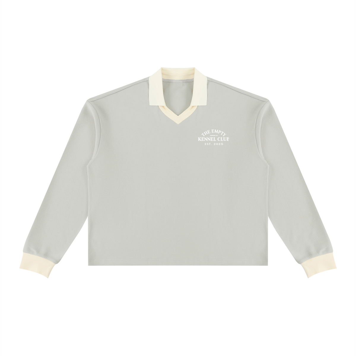 Long Sleeve Polo Sweatshirt