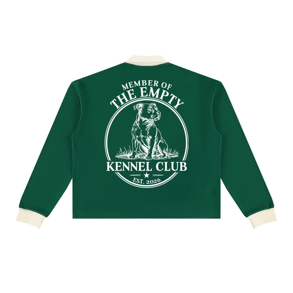 Long Sleeve Polo Sweatshirt