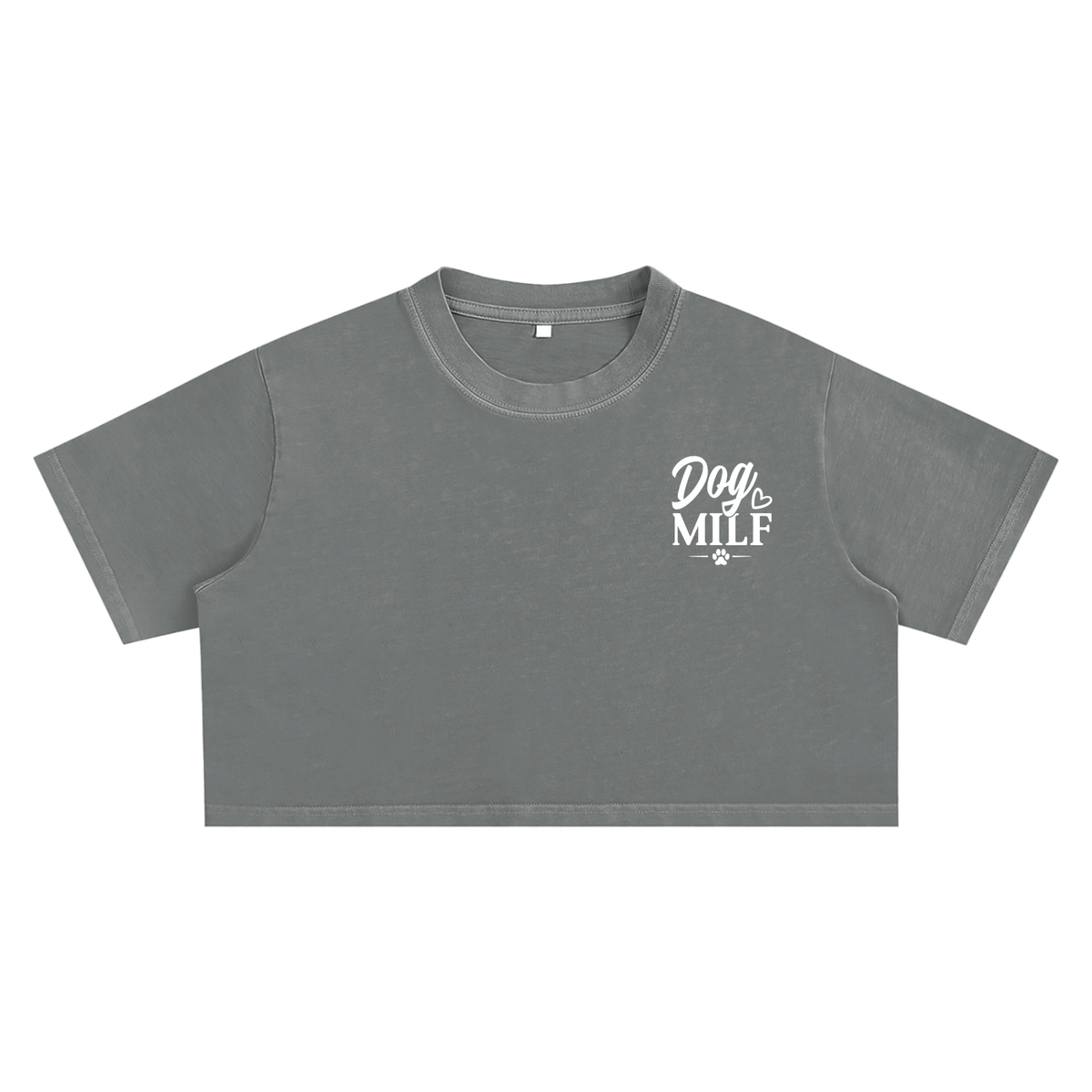 Dog MILF Vintage Crop Tee