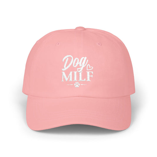 Dog MILF Embroidered Dad Cap – Funny Dog Mom Baseball Hat