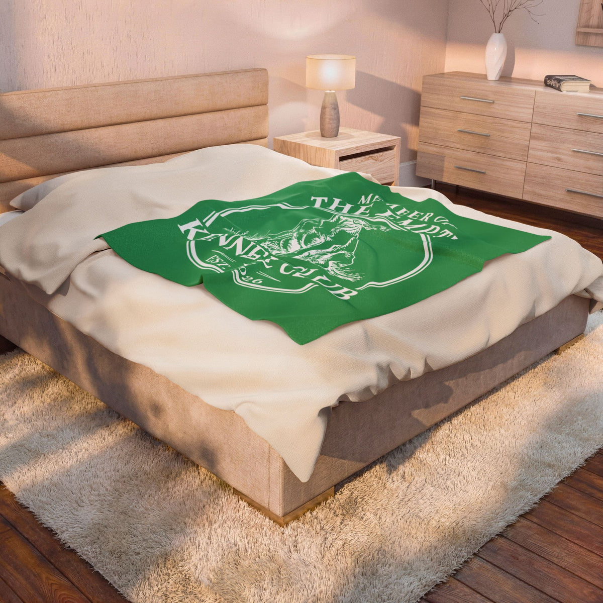 Member of the Empty Kennel Club Velveteen Plush Blanket