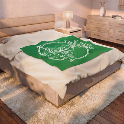 Member of the Empty Kennel Club Velveteen Plush Blanket