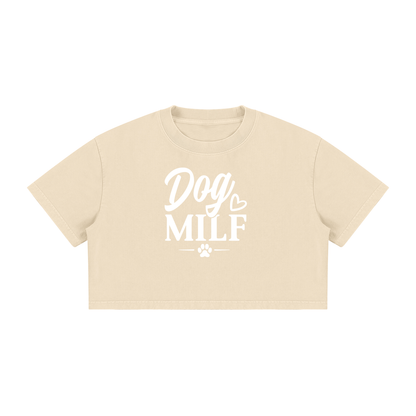 Dog MILF Pastel Crop Tee