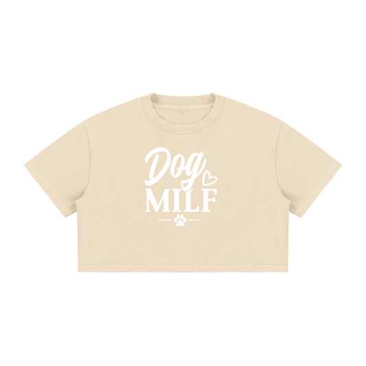 Dog MILF Pastel Crop Tee