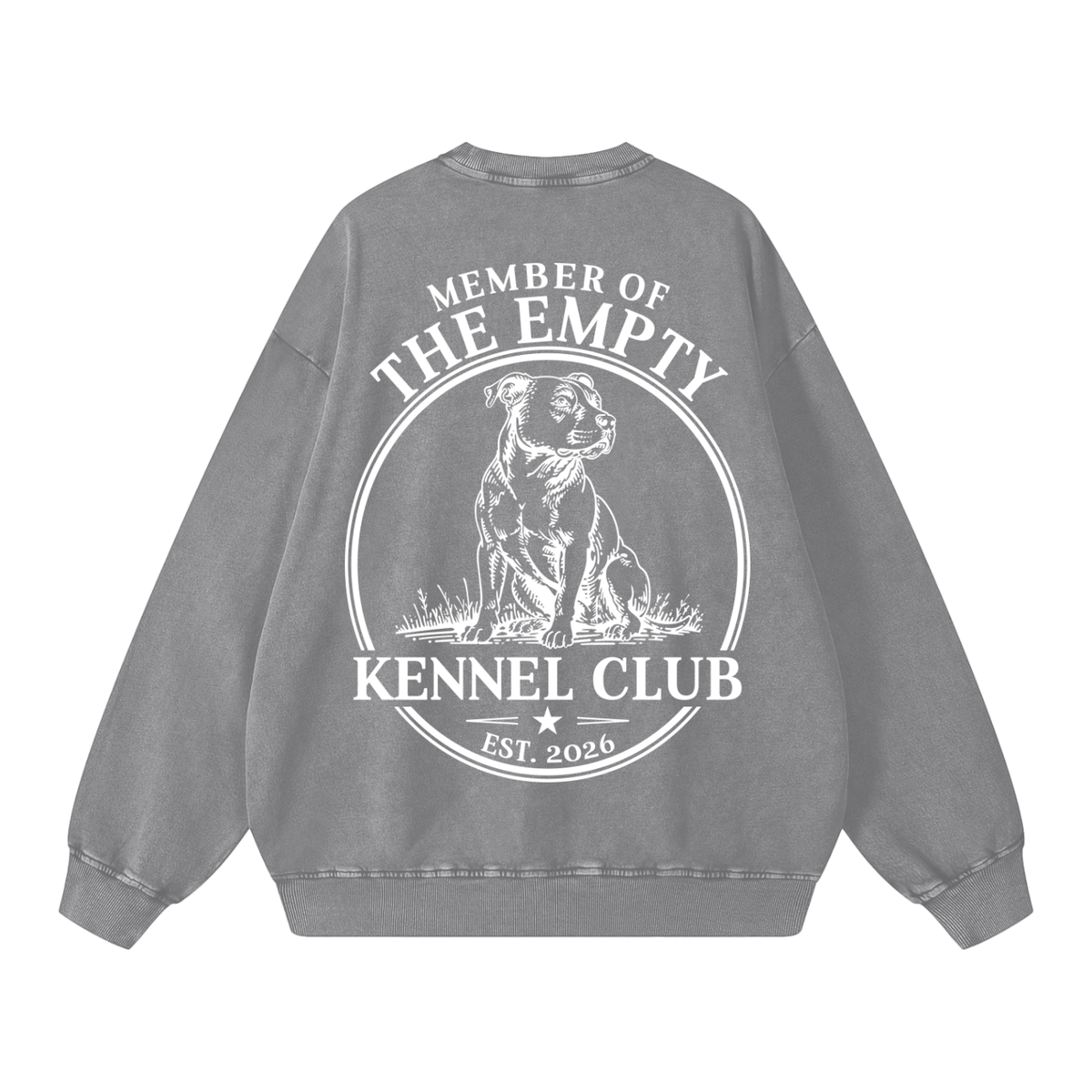 Members Only Vintage Wash Oversized Crewneck