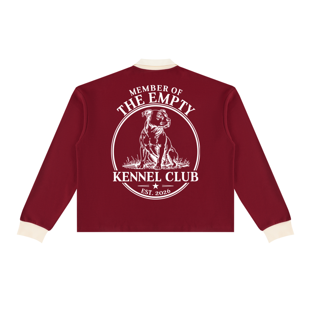 Long Sleeve Polo Sweatshirt