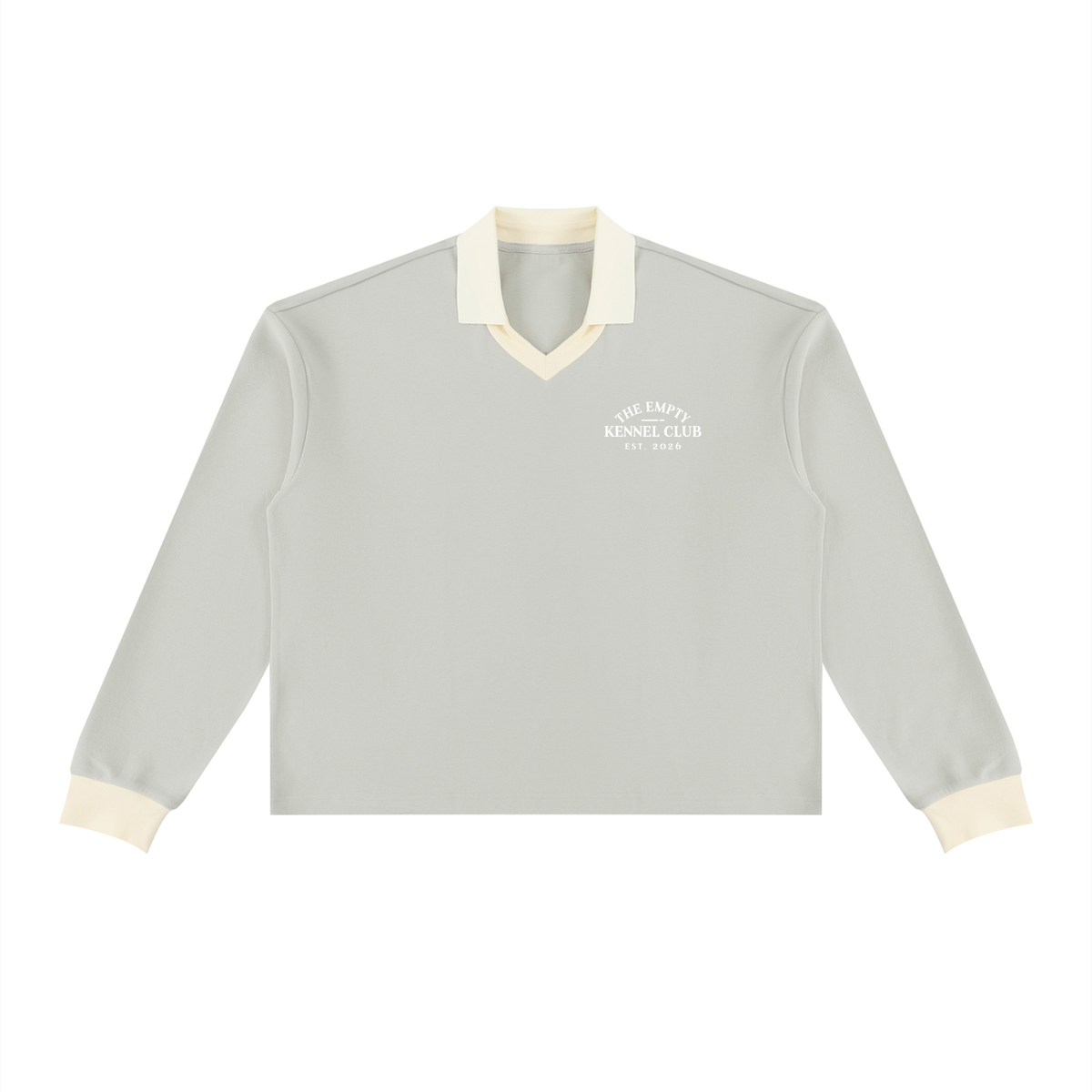 Long Sleeve Polo Sweatshirt