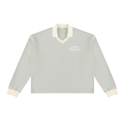 Long Sleeve Polo Sweatshirt