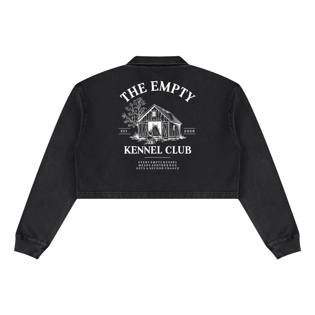Est. 2026 Vintage Wash Crop Sweatshirt
