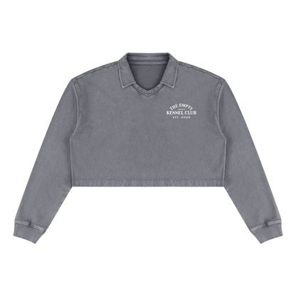 Est. 2026 Vintage Wash Crop Sweatshirt