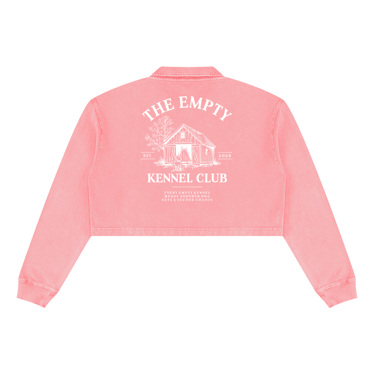 Est. 2026 Vintage Wash Crop Sweatshirt