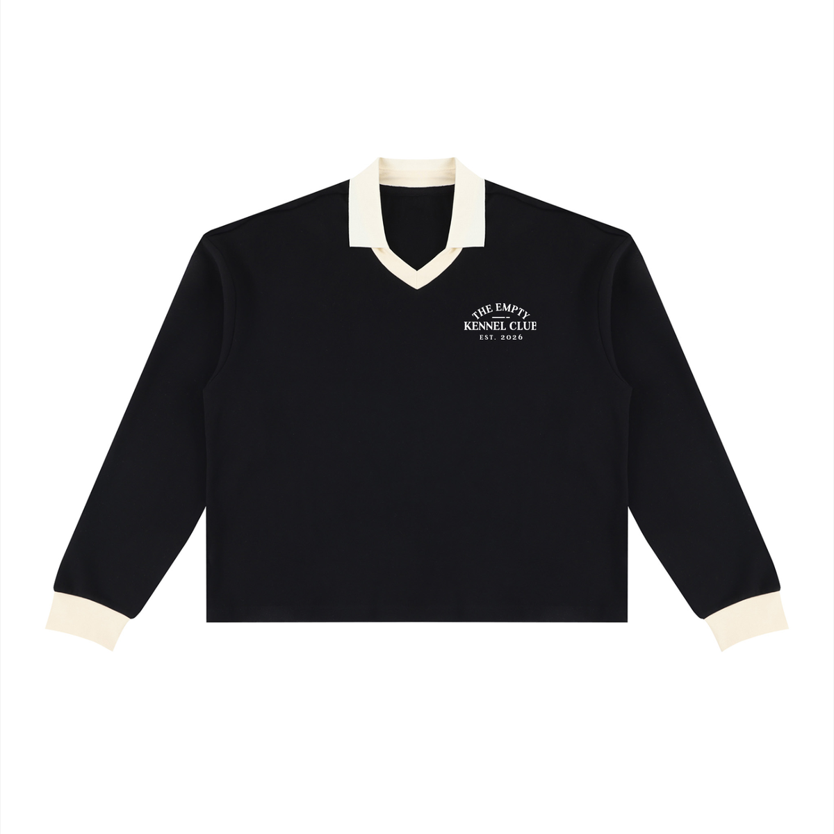 Long Sleeve Polo Sweatshirt