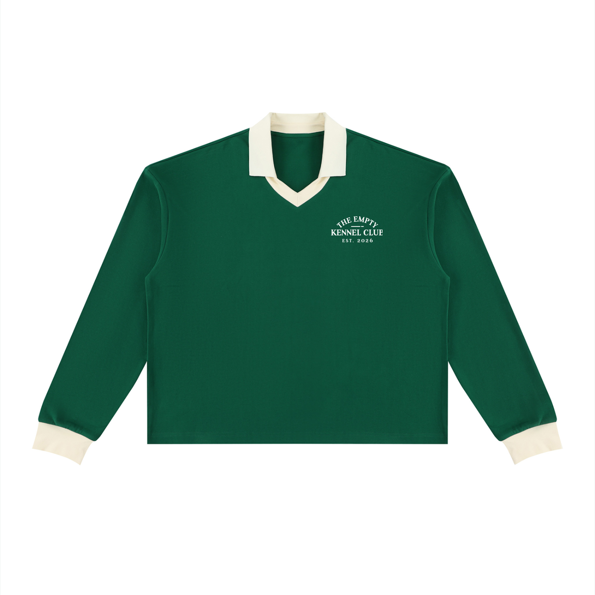 Long Sleeve Polo Sweatshirt