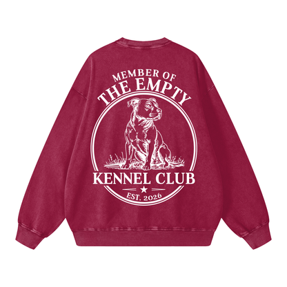 Members Only Vintage Wash Oversized Crewneck