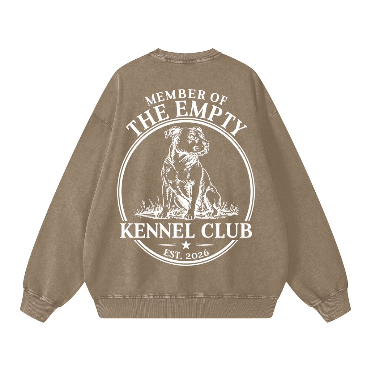 Members Only Vintage Wash Oversized Crewneck