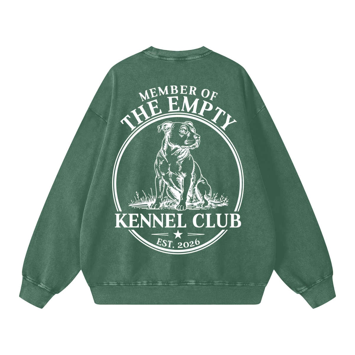 Members Only Vintage Wash Oversized Crewneck