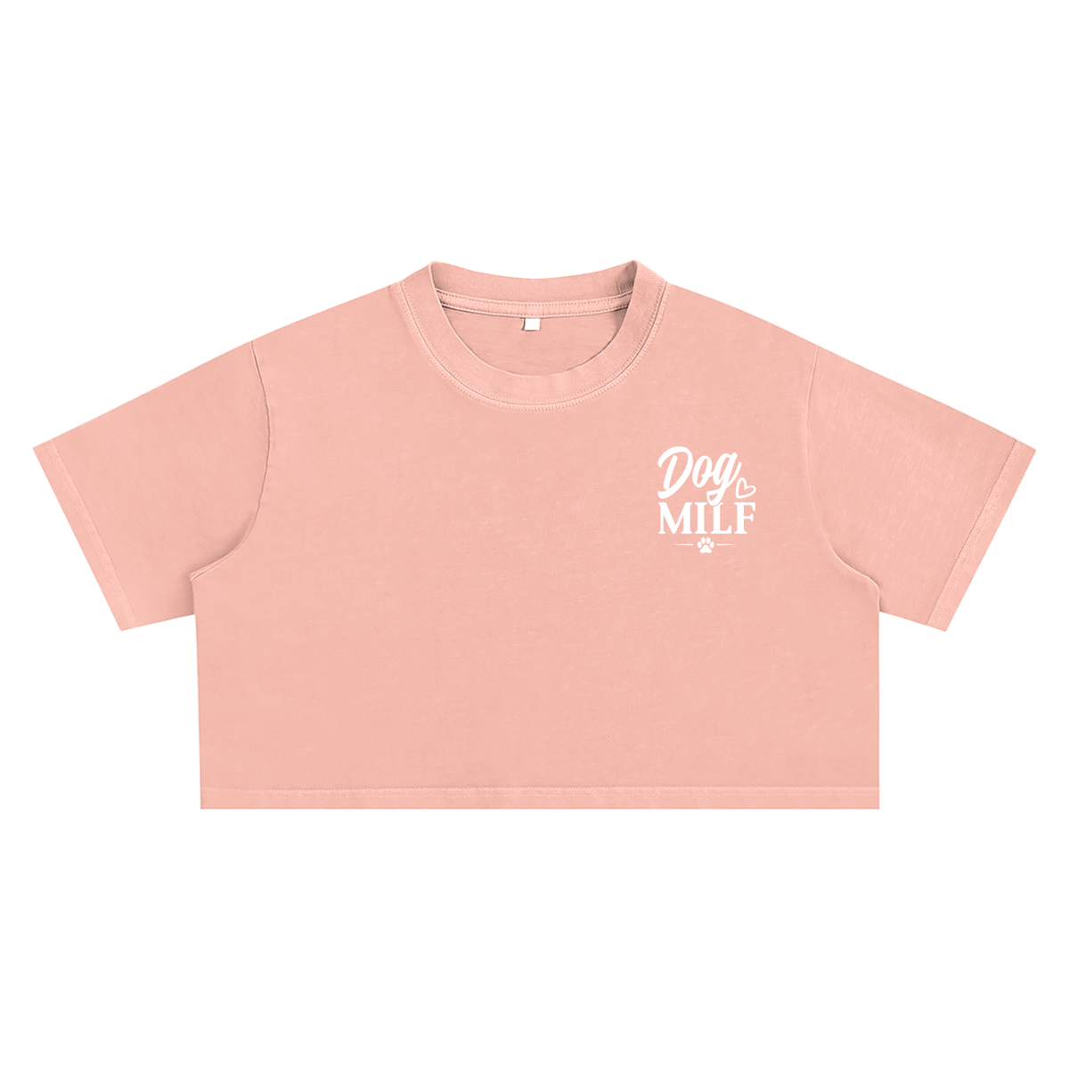 Dog MILF Vintage Crop Tee