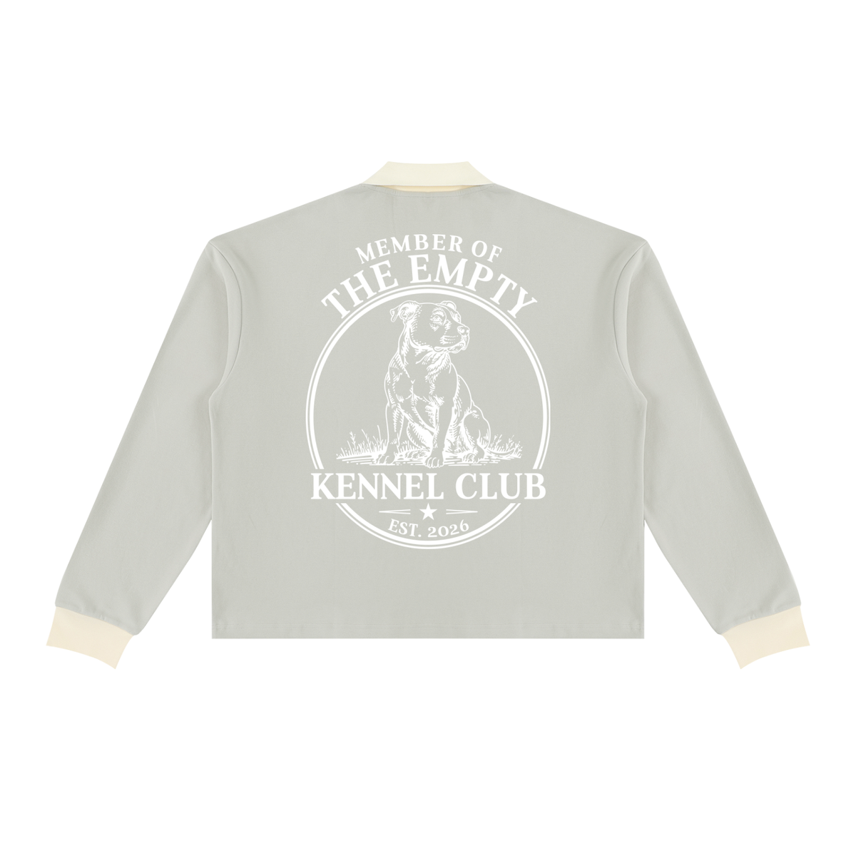 Long Sleeve Polo Sweatshirt