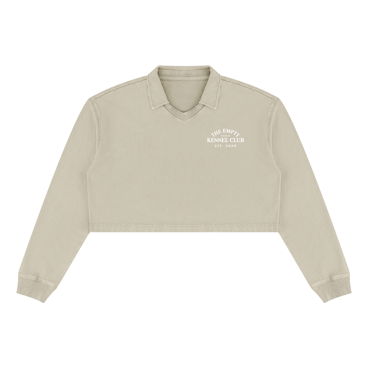 Est. 2026 Vintage Wash Crop Sweatshirt