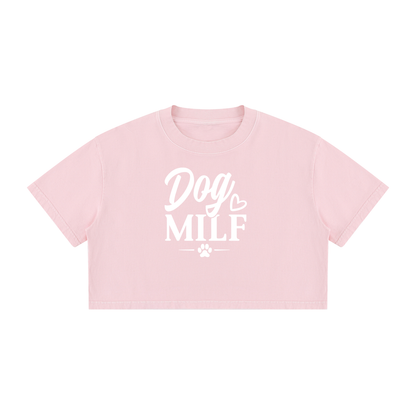 Dog MILF Pastel Crop Tee