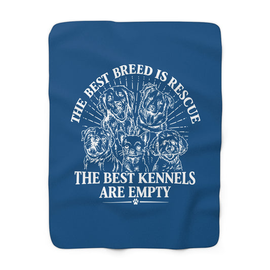 Rescue DogsSherpa Fleece Blanket