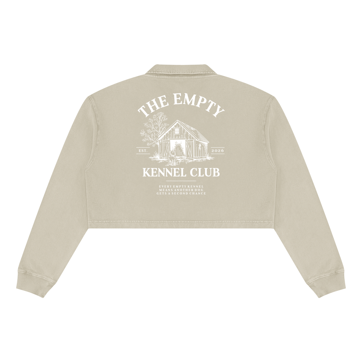 Est. 2026 Vintage Wash Crop Sweatshirt