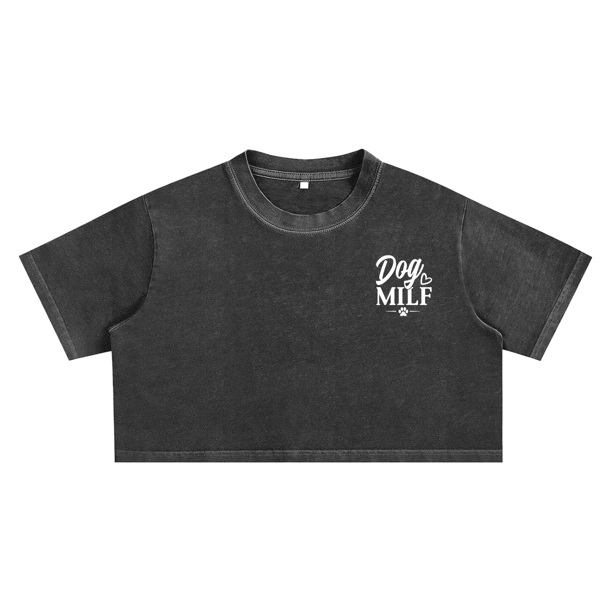 Dog MILF Vintage Crop Tee