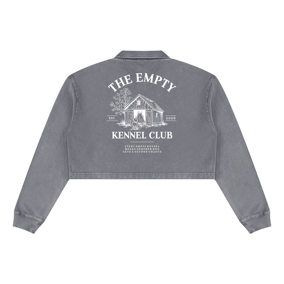 Est. 2026 Vintage Wash Crop Sweatshirt