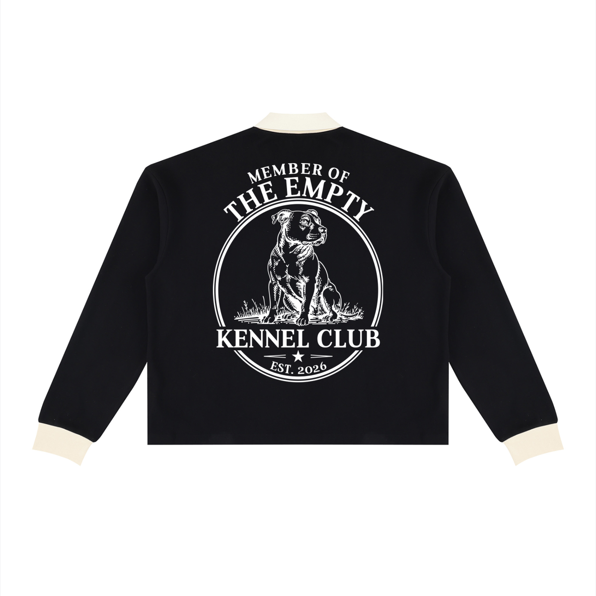 Long Sleeve Polo Sweatshirt