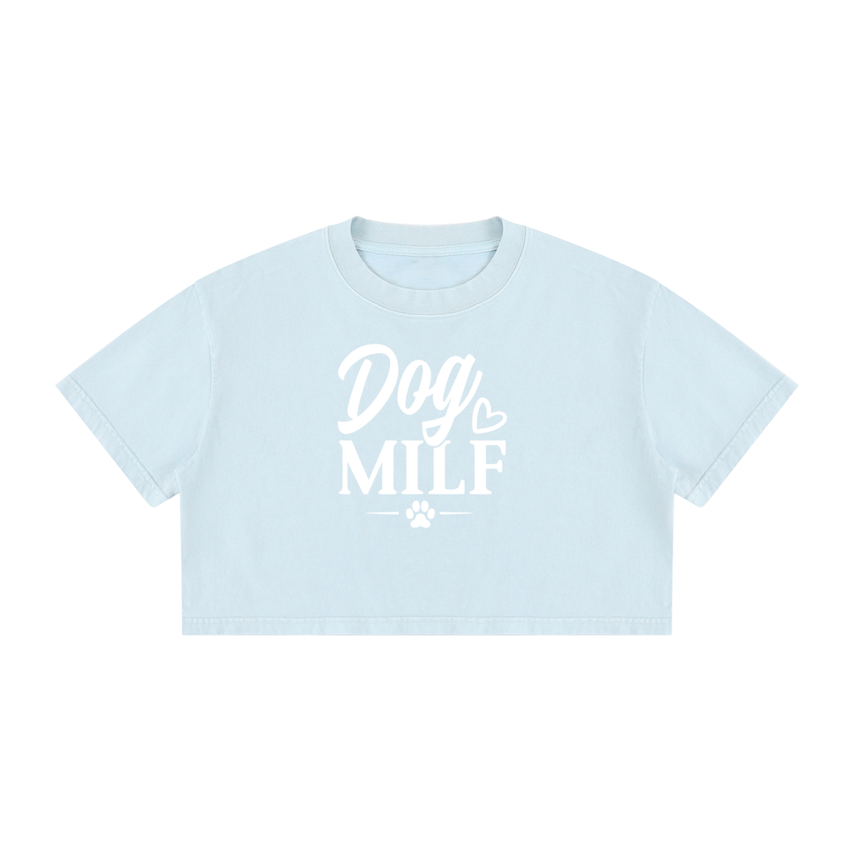 Dog MILF Pastel Crop Tee