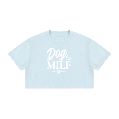 Dog MILF Pastel Crop Tee