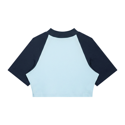 Dog MILF Crop Baseball Tee