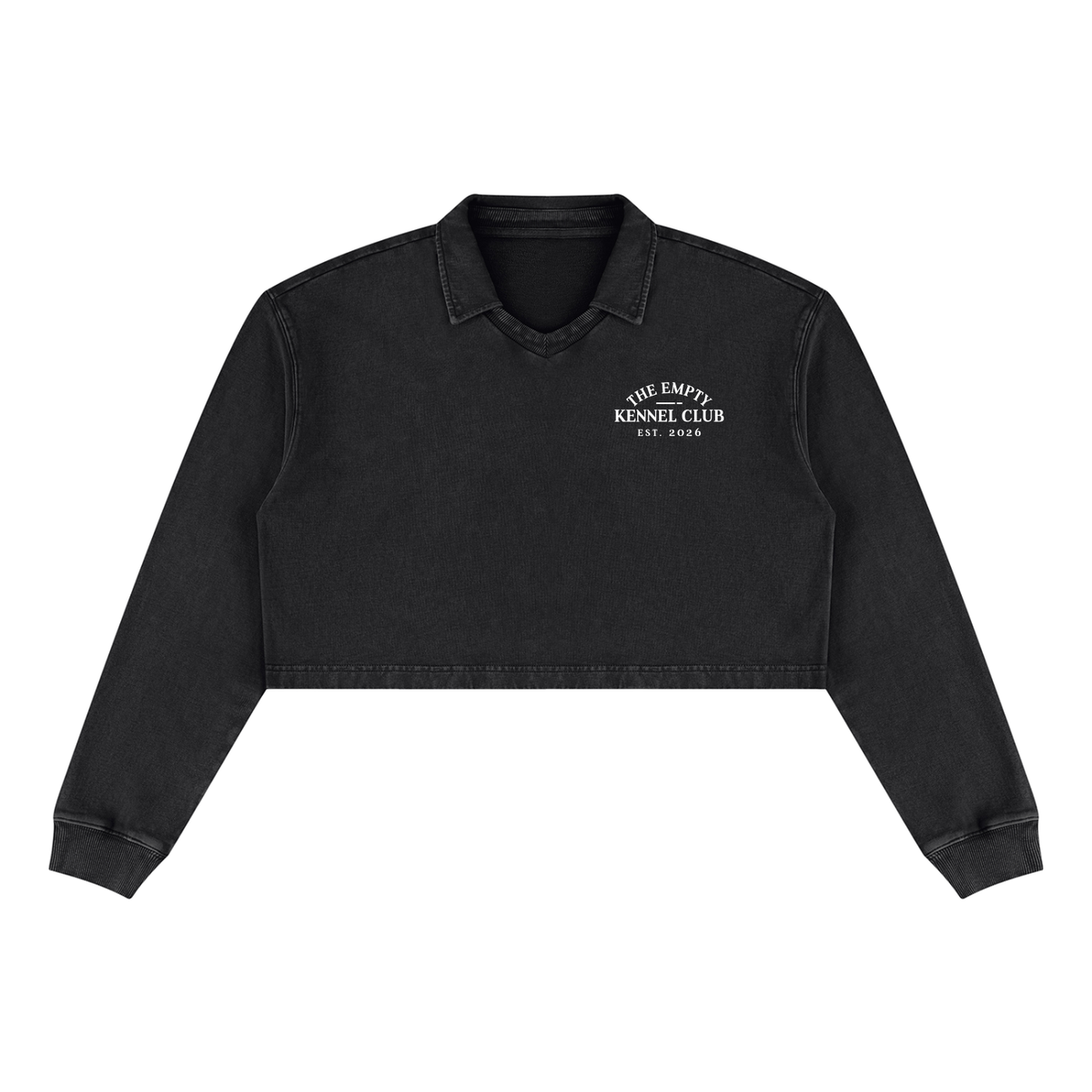 Est. 2026 Vintage Wash Crop Sweatshirt