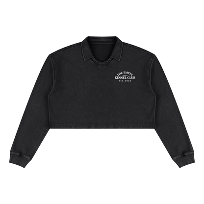 Est. 2026 Vintage Wash Crop Sweatshirt