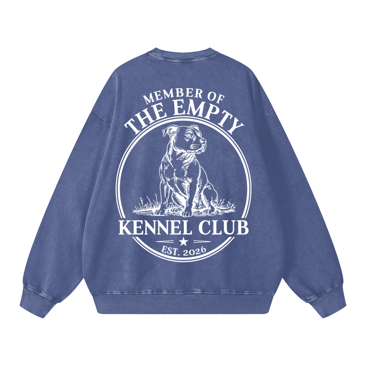 Members Only Vintage Wash Oversized Crewneck