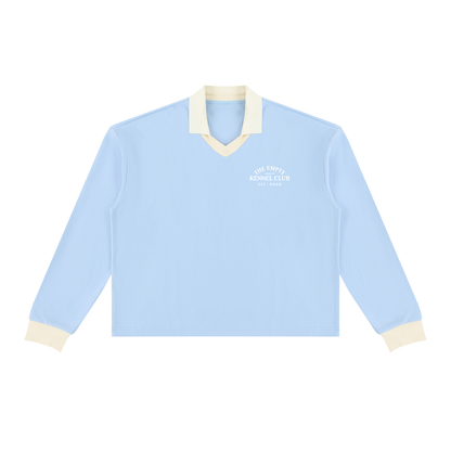 Long Sleeve Polo Sweatshirt