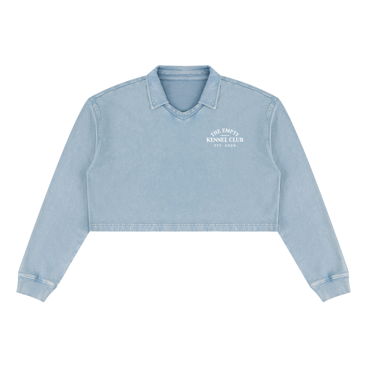 Est. 2026 Vintage Wash Crop Sweatshirt