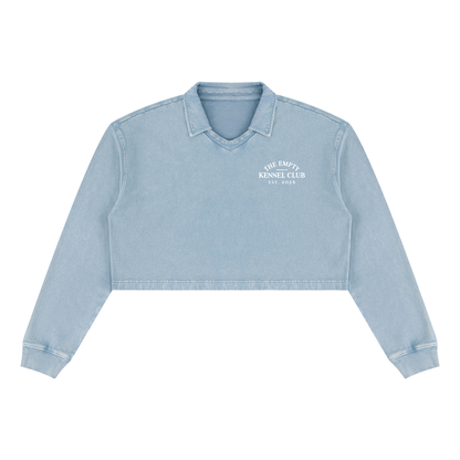 Est. 2026 Vintage Wash Crop Sweatshirt