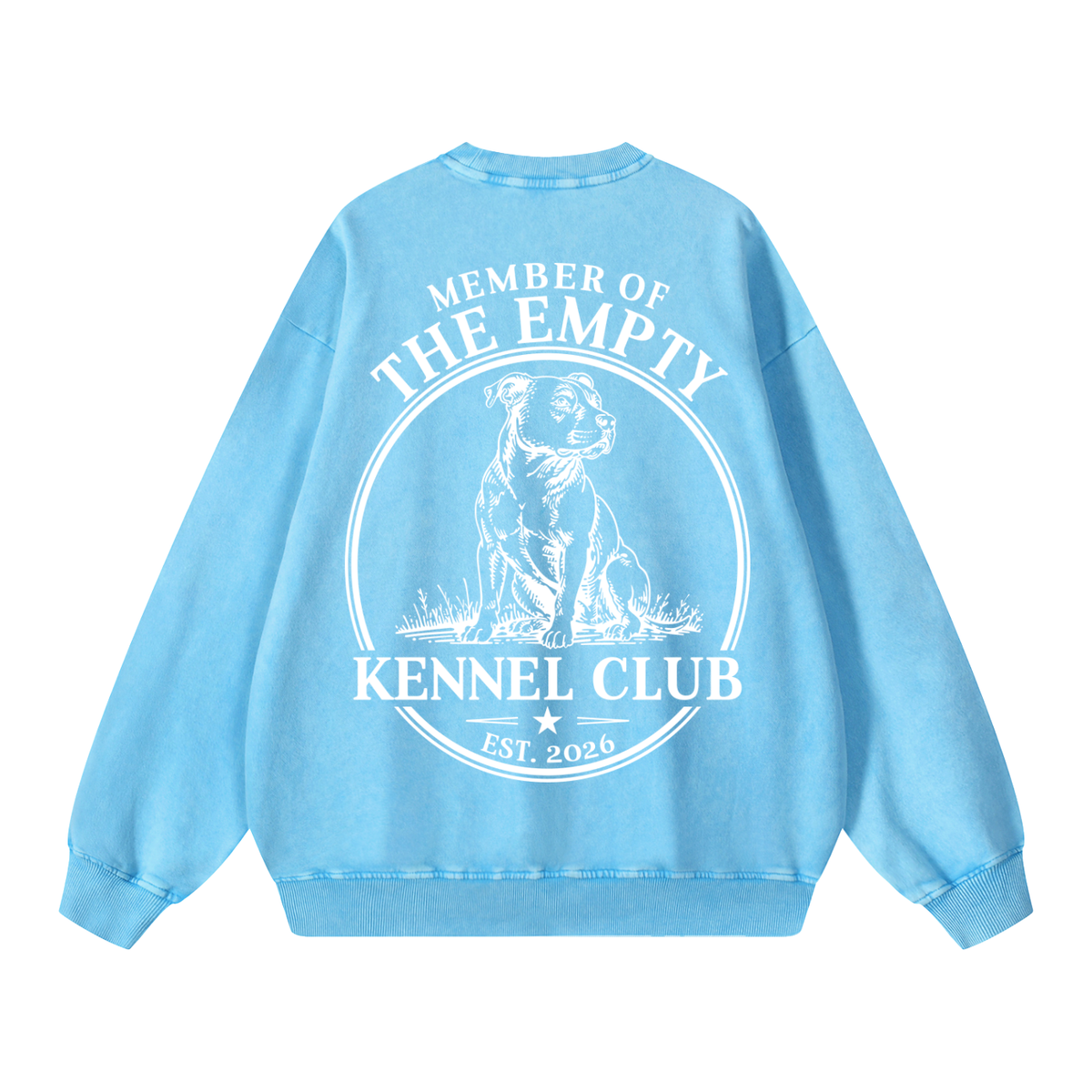 Members Only Vintage Wash Oversized Crewneck