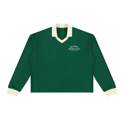 Long Sleeve Polo Sweatshirt