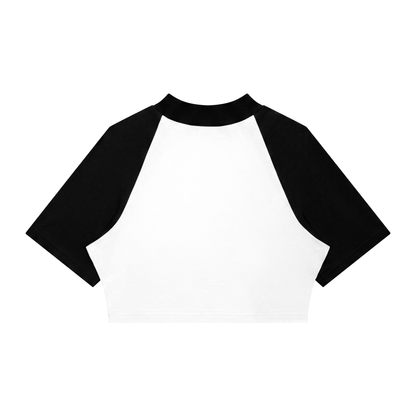 Dog MILF Crop Baseball Tee